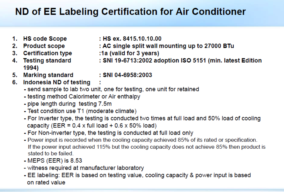 Energy Efficiency Labeling for Air Conditioning and Future Regulated Products for Energy Efficiency